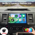 Wireless Carplay Autoradio Für VW T6 Transporter Multivan 2016+ Android 13 GPS