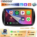 Für Smart Fortwo 453 2014-19 Android 13 9" 2DIN Autoradio GPS Navi WIFI Carpaly