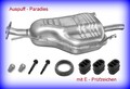 Endschalldämpfer Auspuff für Opel Astra G 1.4 16V, 1.6 & 1.6 16V CC Typ T98 +Kit
