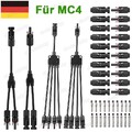 Solarstecker Solarpanel Y T Stecker Photovoltaik Steckverbinder Buchse Kupplung