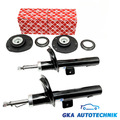 2x GASDRUCK STOSSDÄMPFER LINK + RECHTS + 2x FEBI DOMLAGER VORNE FÜR PEUGEOT 206