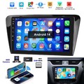 4+64G Autoradio DAB+ KAM Für Skoda Octavia III 13-18 Android 14 Carplay GPS Navi