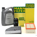 MANN Filterset 5L ORIGINAL 0W30 Motoröl für VW GOLF 5 6 AUDI A3 1.8/2.0 TSI/GTI