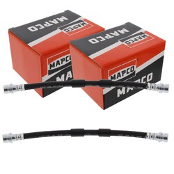 2X MAPCO BREMSSCHLÄUCHE BREMSSCHLAUCH HINTEN passend für FORD B-MAX FIESTA