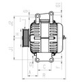 HC-Cargo 112384 Lichtmaschine Generator LiMa 75A 14V für SMART CITY-COUPE (450)