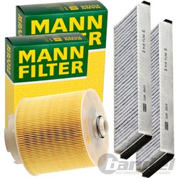 MANN FILTER INSPEKTIONSPAKET passend für AUDI A6 C6 4F 177-350 PS FSI TFSI