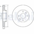 2x DELPHI Bremsscheibe BG4459C für CITROËN DACIA MERCEDES-BENZ RENAULT