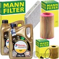 MANN INSPEKTIONSPAKET+TOTAL 5W-30 ÖL passend für PEUGEOT BOXER JUMPER 2.2 HDI