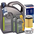 BOSCH ÖLFILTER+ORIGINAL 5W30 ÖL passend für MERCEDES W/S205 213 C238 GLC C253
