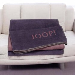 JOOP! Wohndecke Melange Doubleface Violett - Mauve 150 x 200 cm