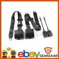 2x Auto Sicherheitsgurt 3 Punkt Anschnallgurt Für Audi A3 2900mm;290cm Schwarz