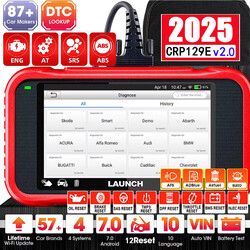 Launch CRP129X V2.0 Profi KFZ Diagnosegerät Auto OBD2 Scanner Fehlerauslesegerät💥12Service Funktionen✔️5Inch HD Screen✔️4System