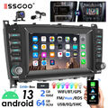 DAB+ Für Mercedes C Klasse W203 CLC W209 Autoradio Android 13 GPS BT Carplay 64G
