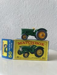 Matchbox no. 50 JOHN DEERE-LANZ TRACTOR inkl. Box 