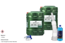 40L FANFARO Automatikgetriebeöl ATF Universal Full Synthetic inkl. Auslaufhahn 