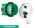 Hansgrohe Unterputz Metris Wannenarmatur Duscharmatur 31493000 Chrom Set iBox