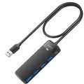 USB 3.0 Hub Verteiler Adapter für Laptop Daten Laden PC 4in1 3.2ft/1m Kabel