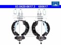 Bremsbackensatz Original ATE Kit ATE 03.0420-0617.3 für VW