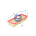 UFI Luftfilter 30.032.00 Filtereinsatz für FIAT LANCIA PANDA CINQUECENTO PUNTO