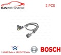 ABS SENSOR DREHZAHLFÜHLER PAAR VORNE BOSCH 0 986 594 010 2PCS P NEU