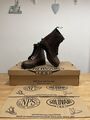 NPS SOLOVAIR braun Gaucho wachsartig fettig 8 Augen Derby Stiefel! UK8! Neu! Nur 149 £!