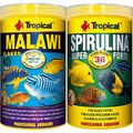 Tropical  1 L Spirulina Forte 36 % + 1 L Tropical Malawi Flocken