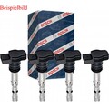 4x BOSCH Zündspulen für Dacia Duster Logan MCV KS_ 1.6 16V LS_ Renault Scénic