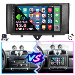 1G+32G Android 13 Für Smart Fortwo 451 2010-2015 Autoradio GPS Navi BT Kamera FM