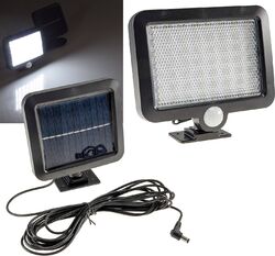 LED Solarlampe für Aussen IP44 Aussenleuchte mit PIR Bewegungsmelder 4200K Akku