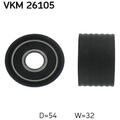 SKF VKM 26105 Umlenk-/Führungsrolle Zahnriemen Links für Opel Renault Nissan