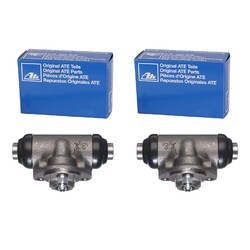 2x ATE RADBREMSZYLINDER 19,0mm passend für ABARTH RITMO AUTOBIANCHI A Y10 FIAT