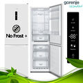 Gorenje Kühl Gefrierkombination NoFrost 304 Liter Kühlschrank 186cm Display Weiß