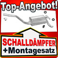 Endschalldämpfer für MERCEDES 190 (W201) 1.8 109 PS 2.0 118/122 PS 82-93 Auspuff