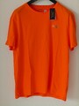 Polo Ralph Lauren T-Shirt-M Weiß Blau  Logo Print Neu mit Etikett