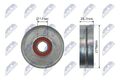 Umlenk-/Führungsrolle, Keilrippenriemen NTY RNK-VW-011 für AUDI SKODA VOLVO VW