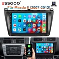 1+32GB 9" Autoradio Für Mazda 6 GH GG 2007-2012 Android 13 Carp[aly GPS Navi KAM