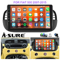 Android 14 32G+2G Autoradio Stereo GPS Carplay Für Fiat 500 2007-2015 WiFi KAM