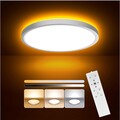 Minimalistische LED Deckenleuchte Dimmbar mit Fernbedienung – 18W & Nachtlicht