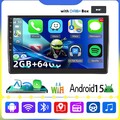 DAB+ Android15 Für AUDI A4 2002-07 Apple CarPlay Autoradio GPS Navi RDS BT 2+64G