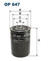 FILTRON Ölfilter OP 647 für LAMBORGHINI