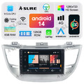 8Core 6+128GB Android14 CarPlay Autoradio GPS FM BT Für Hyundai Tucson 2016-2018