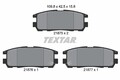 TEXTAR 2187501 Bremse Pad Set, Scheibe für Acura , Chevrolet, Great Wall, Haval