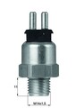 Thermoschalter Temperaturschalter Kühlerlüfter MAHLE TSW 5D für MERCEDES KLASSE