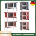 Kaninchenstall Kleintierhaus Hasenstall Kaninchenkäfig Geflügelstall ✅DE Stock