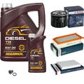 BOSCH inspektionspaket 6 L MANNOL DieseL TDI 5W-30 für Dacia Lodgy 1.5 dCi