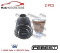 ACHSMANSCHETTE ANTRIEBSWELLE PAAR FEBEST 2415-DUSTT 2PCS V FÜR DACIA DUSTER