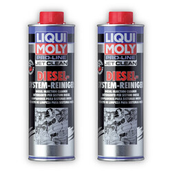 2x 500ml LIQUI MOLY 5154 Additiv Pro-Line JetClean Diesel-System-Reiniger