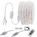 220V 230V 2835 LED Stripe Streifen Lichterkette Wasserdicht Lichtband Inn/Aussen
