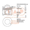IAP QUALITY PARTS 100-08031 Kolben für FIAT DUCATO Kasten (244)
