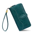 Geldbörse Damen Gross Portemonnaie Damen Leder mit RFID Schutz Lang Clutch Ge...